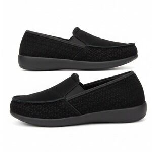 Revitalign Siesta Star Black Slip On Loafers RV1186BLK080 Womens 8B Orthotic